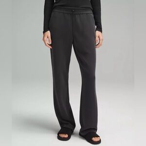 Lululemon Loungeful Straight Leg Black Pants Size 14 NWT